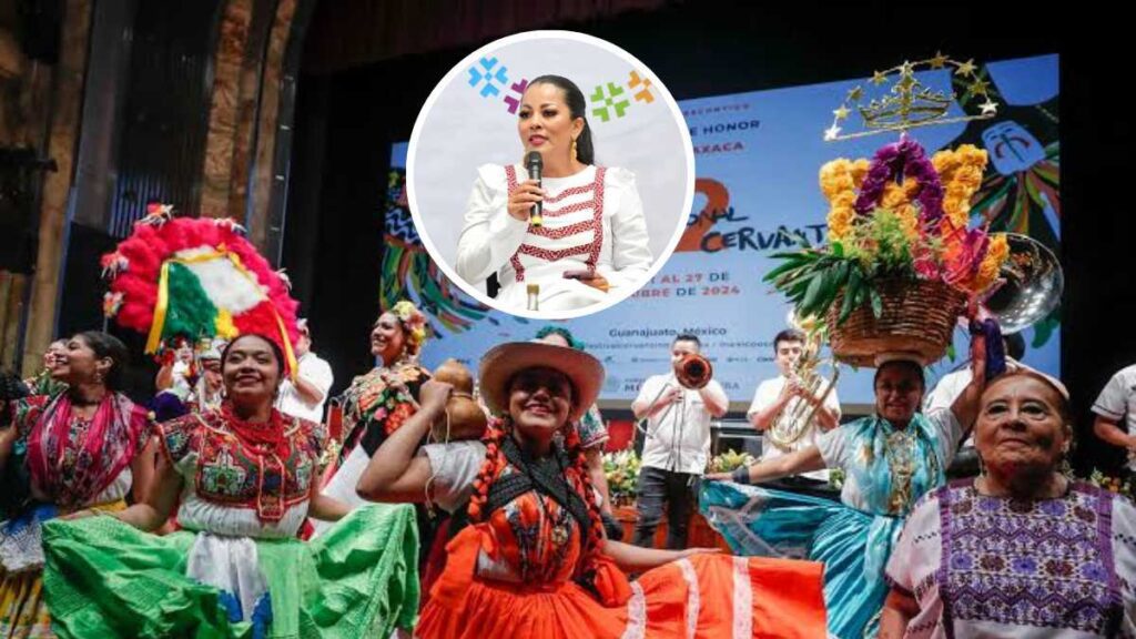 Saymi Pineda impulsó la participación de Oaxaca en el Festival Cervantino.